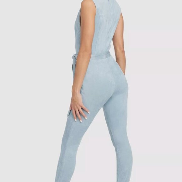 Bebe Faux Suede Women's Jumpsuit Size Small - Picture 3 of 8